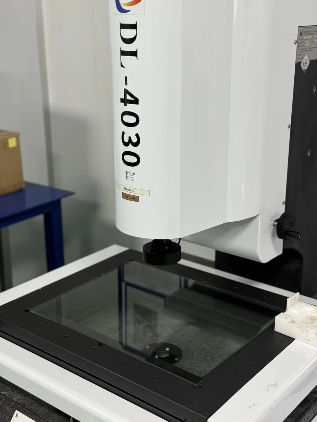 2D vision measuring system in COMART's laboratory