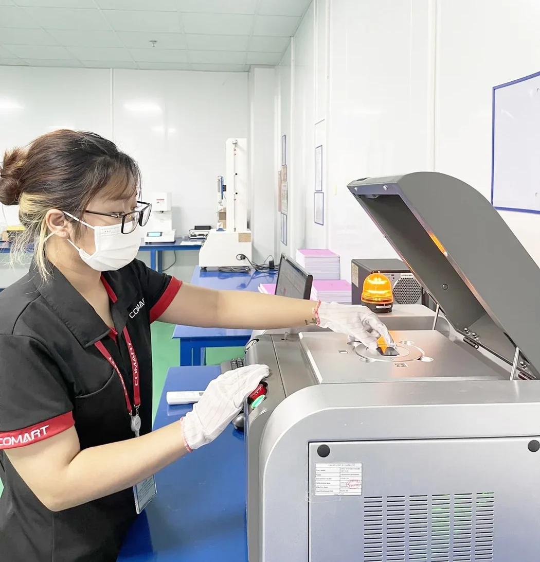 COMART quality laboratory testing
